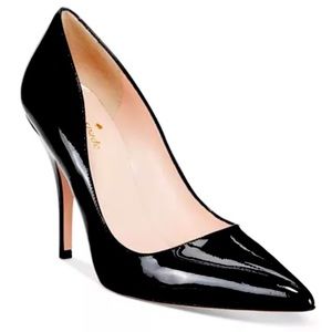 Kate Spade Licorice Pump Size 8.5 Black Patent